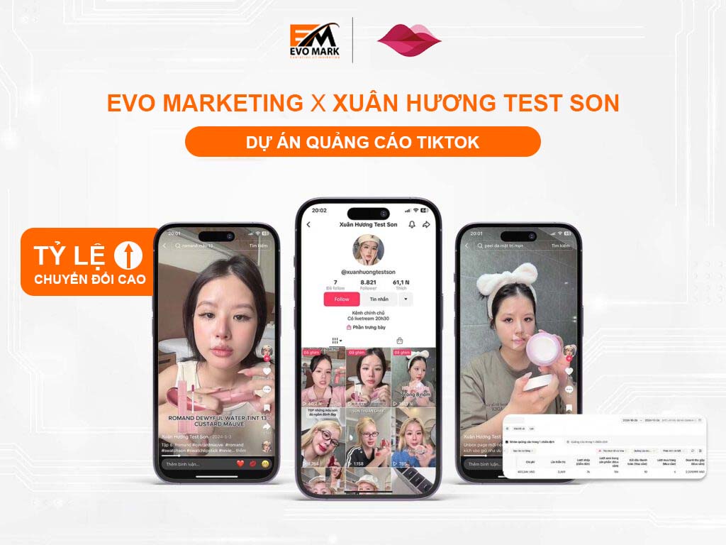 Quảng cáo TikTok Xuân Hương – Trải nghiệm test son chân thực, cuốn hút triệu view