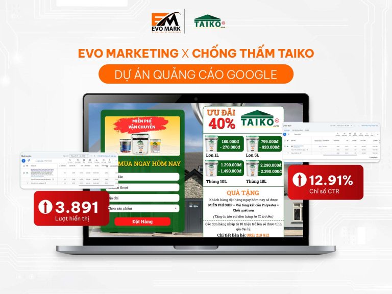 Chống Thấm Taiko: Bứt phá doanh số với chiến dịch Google Ads thông minh