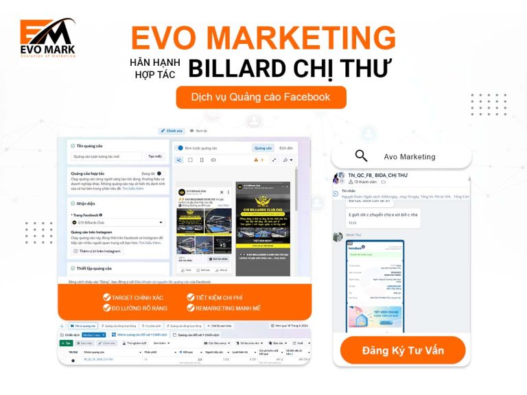 G10 Billiards Club: Tăng trưởng bùng nổ với chiến dịch Facebook Ads thu hút