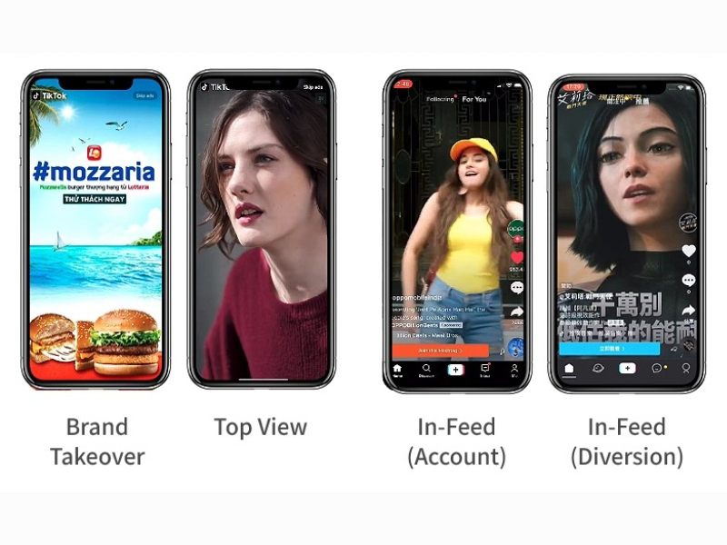 Các hình thức quảng cáo TikTok phổ biến