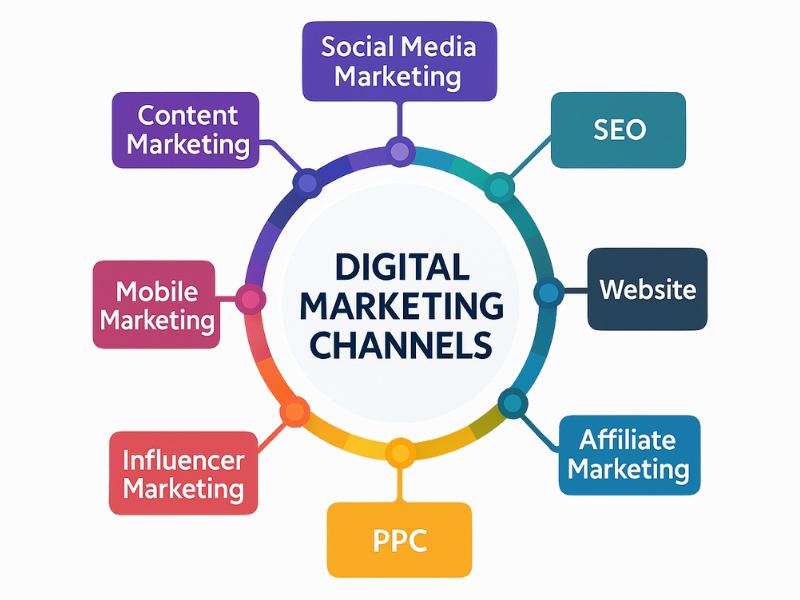 Các kênh quan trọng trong Digital Marketing