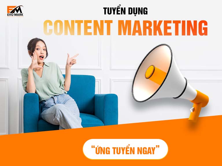 Evo Mark tuyển dụng content marketing