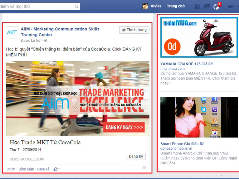 Quảng cáo tăng lượt thích trang (Like Page Ads)