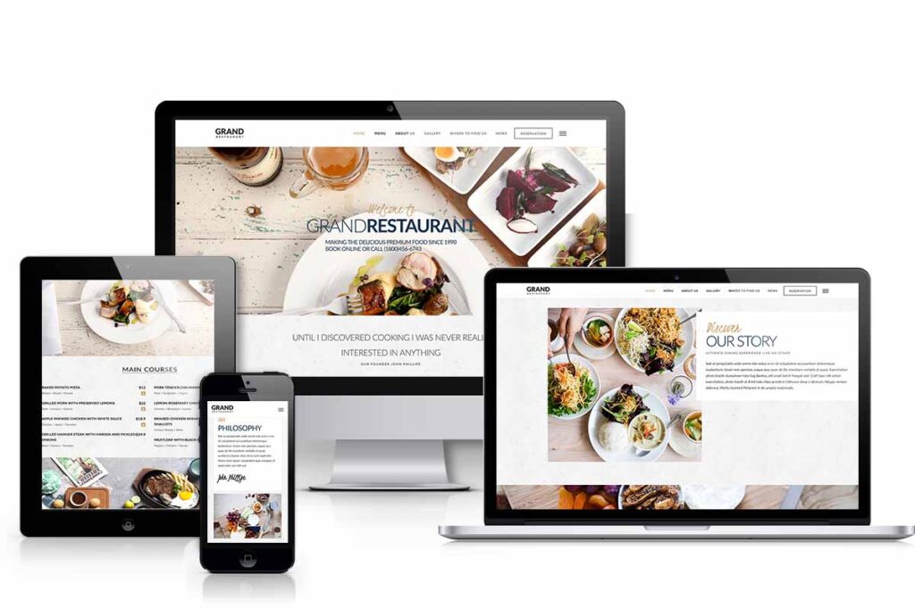 Thiết kế website nhà hàng tại đà nẵng Website là cầu nối giữa nhà hàng và khách hàng