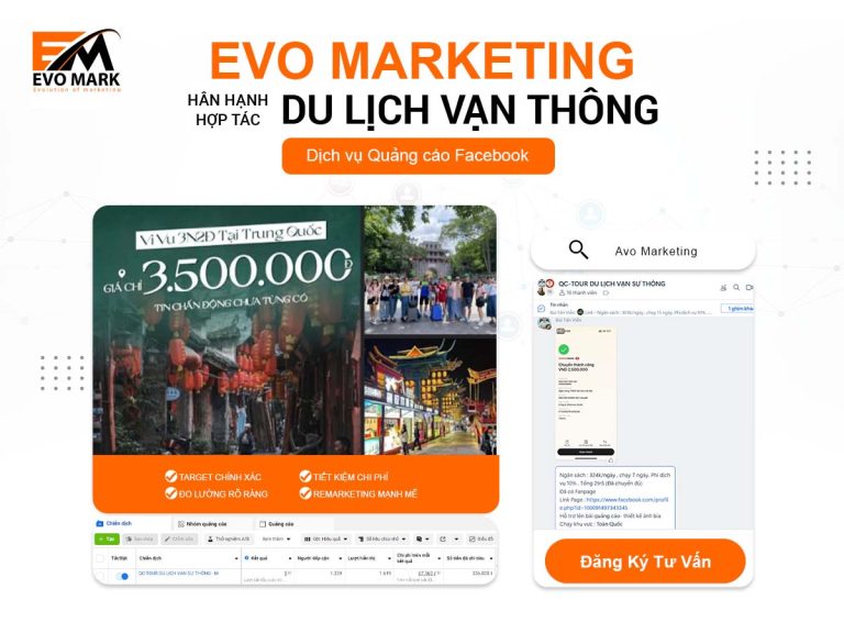 Du lịch Vạn Thông: Bứt phá doanh số với chiến dịch Facebook Ads thu hút khách hàng