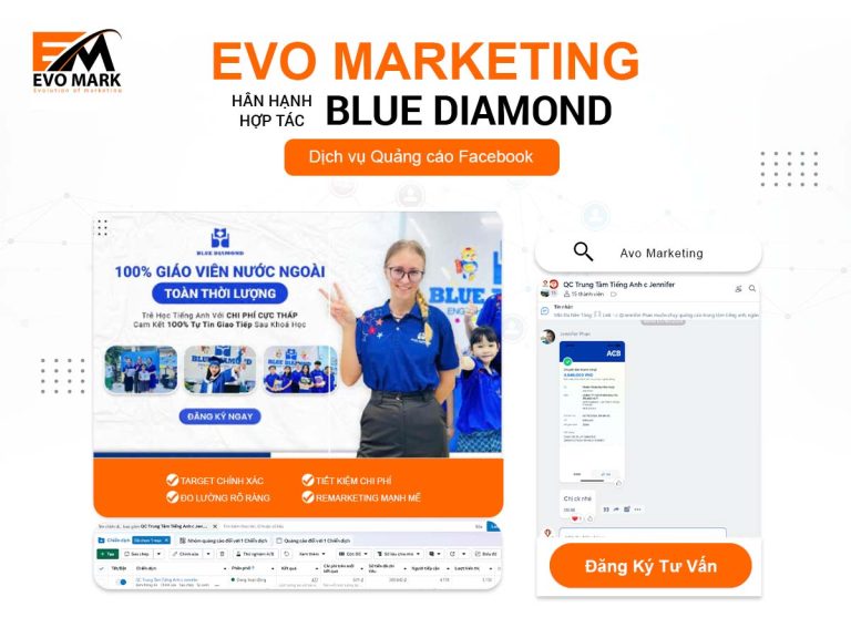 Blue Diamond: Tăng trưởng vượt bậc với chiến dịch Facebook Ads thu hút học viên Blue Diamond: Tăng trưởng vượt bậc với chiến dịch Facebook Ads thu hút học viên